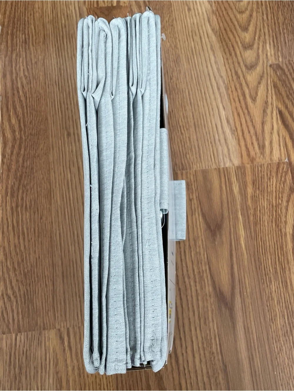 Brightroom 8 Shelf Hanging Closet Organizer Gray with Accessory Hooks 56